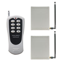 Deux 4 Canaux 9V 12V 24V Interrupteurs Radio et Une Télécommande Sans Fil (Modèle: 0020386)