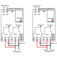 2 Voies 30A Étanche Interrupteur Sans Fil CC 6V 9V 12V 24V (Modèle: 0020338)