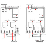 2 Voies 30A Étanche Interrupteur Sans Fil CC 6V 9V 12V 24V (Modèle: 0020338)