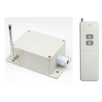 Longue Distance Étanche 1 Voie CC 10A Kit Interrupteur Sans Fil avec Télécommande (Modèle: 0020685)