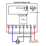 Commande Sans Fil Moteur Électrique CA 220V