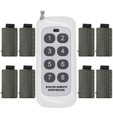 Une 8 Boutons Télécommande Sans Fil Contrôle 8 Alarmes avec Vibreur (Modèle: 0020177)