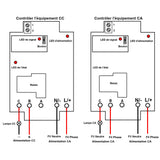 12 Interrupteur Sans Fil CA220V 30A et une Télécommande avec 12 Boutons (Modèle: 0020366)