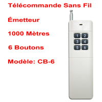 1000 Mètres 6 Boutons Télécommande Sans Fil Universel ou émetteur Radio
