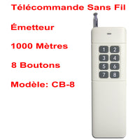 1000 Mètres 8 Boutons Télécommande Sans Fil Universel ou émetteur Radio