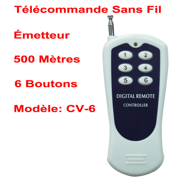 Sortie CA 220V Kit Interrupteur Sans Fil avec Télécommande 433MHz –  Interrupteur Télécommande Sans Fil