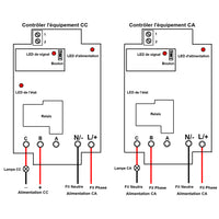 1 Canal CA 220V 6KW Kit Interrupteur Sans Fil avec Télécommande (Modèle: 0020276)