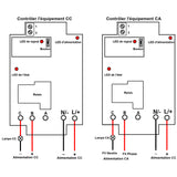 Longue Distance Contrôler Équipements CC ou CA par Kit Interrupteur Télécommande Sans Fil 1 Canal CC