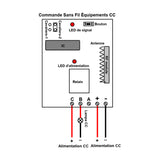 Télécommande Sans Fil CC Équipements Par 1 Canal CC Interrupteur Radio