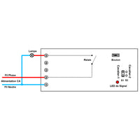 Kit Télécommande Sans Fil 8 Interrupteurs Sortie CA 220V et un Émetteur  Radio (Modèle: 0020624)