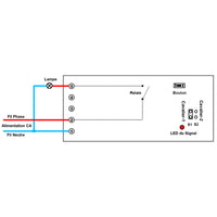 1 Canal 220V Kit Interrupteur Télécommande Sans Fil Lumière (Modèle: 0020613)