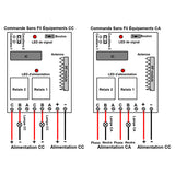 2 Canaux Interrupteur Sans Fil CC 6V 9V 12V 24V 10A Récepteur Radio (Modèle: 0020063)