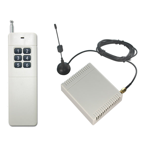 Kit Commande Radio Relais 110V 220V 10A 2 Canaux Contrôler Fenêtre/Porte  Avec Télécommande