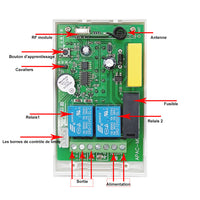 Interrupteur Sans Fil CA 220V pour Moteur Électrique Monophasé  (Modèle: 0020324)